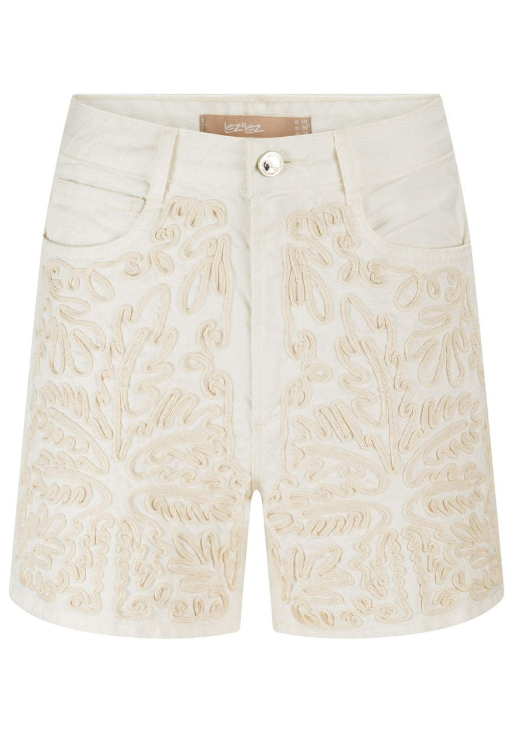 Shorts Sarja Mom Bordado Lez A Lez Feminino 0081E