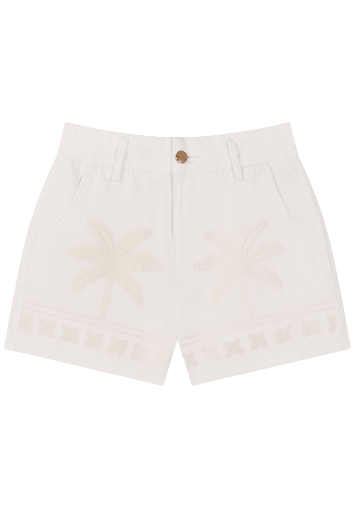 Shorts Hot Pants Com Cintura Alta Lez A Lez Feminino 0157E