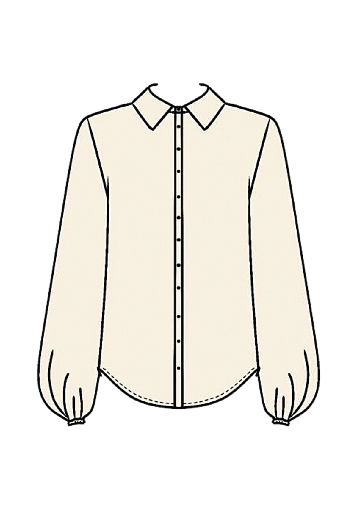 Camisa De Mangas Longas Em Viscose Lez A Lez Feminino 9158E