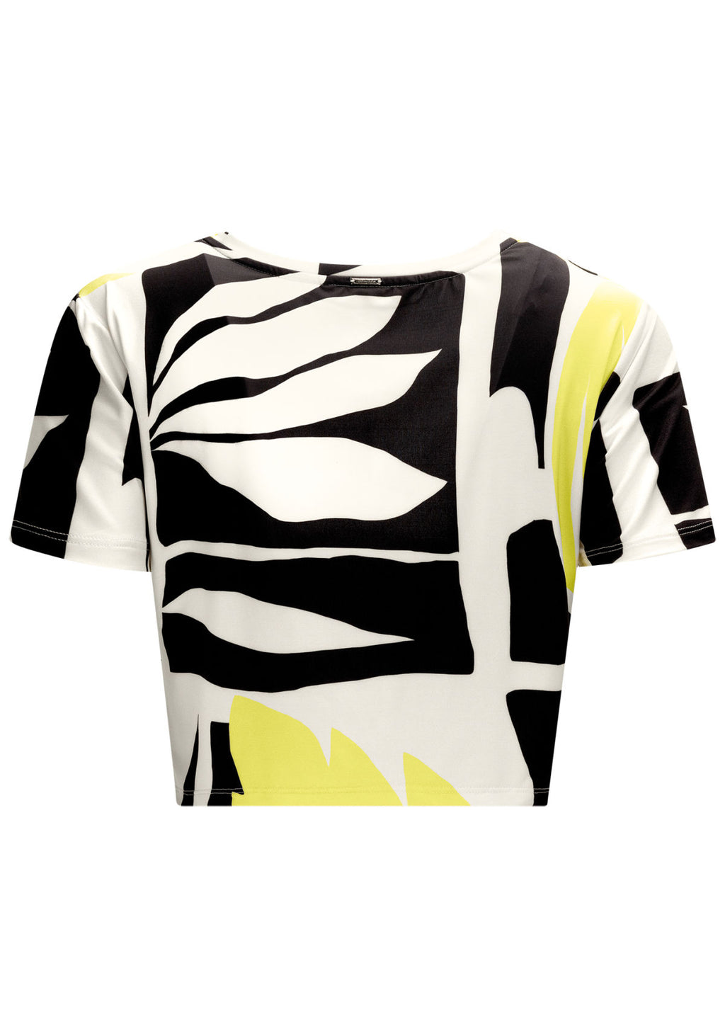 Blusa Cropped Manga Curta em Malha Lez A Lez Feminino 7673L