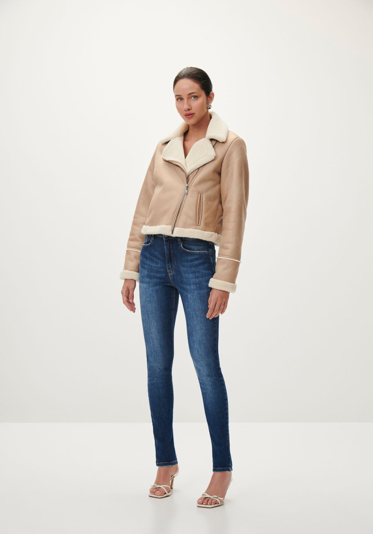 Calça Jeans Skinny Cintura Alta Lez A Lez Feminino 7931L
