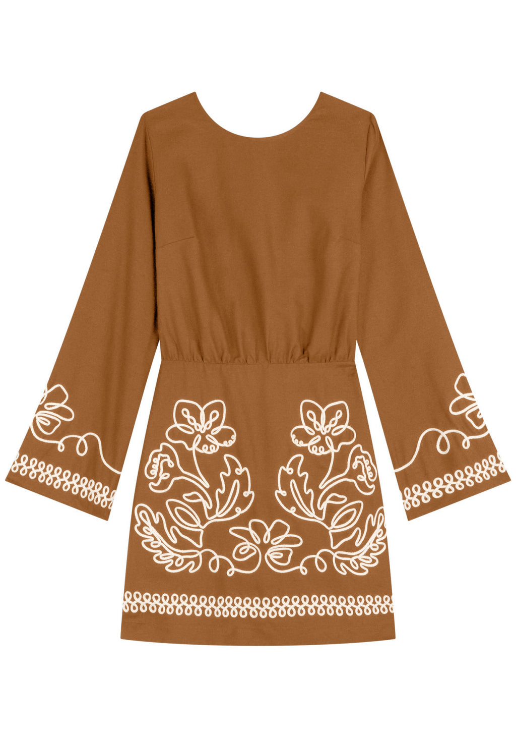 Vestido Curto De Mangas Longas Lez A Lez Feminino 7516E