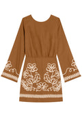 Vestido Curto De Mangas Longas Lez A Lez Feminino 7516E