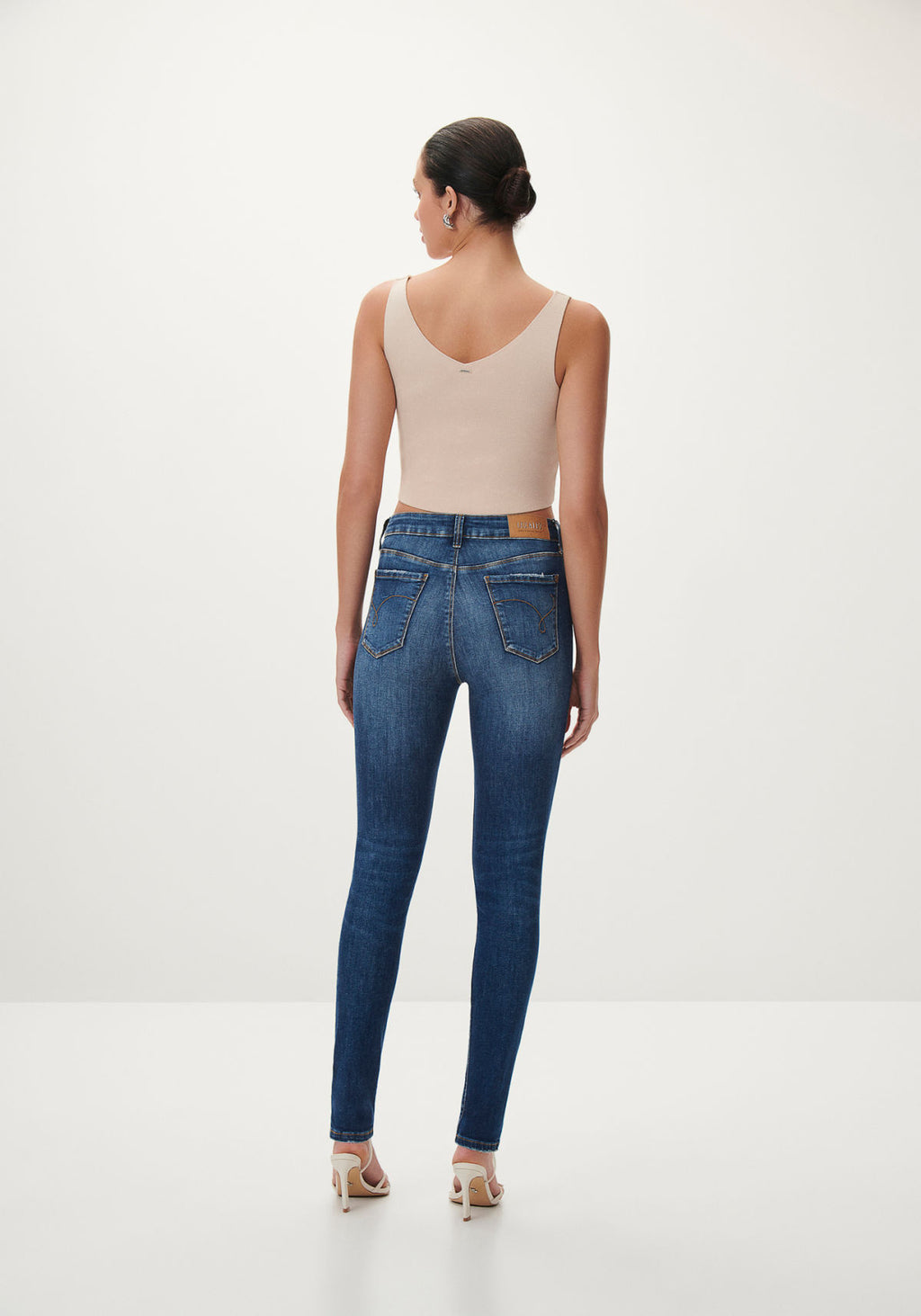 Calça Jeans Skinny Cintura Alta Lez A Lez Feminino 7931L