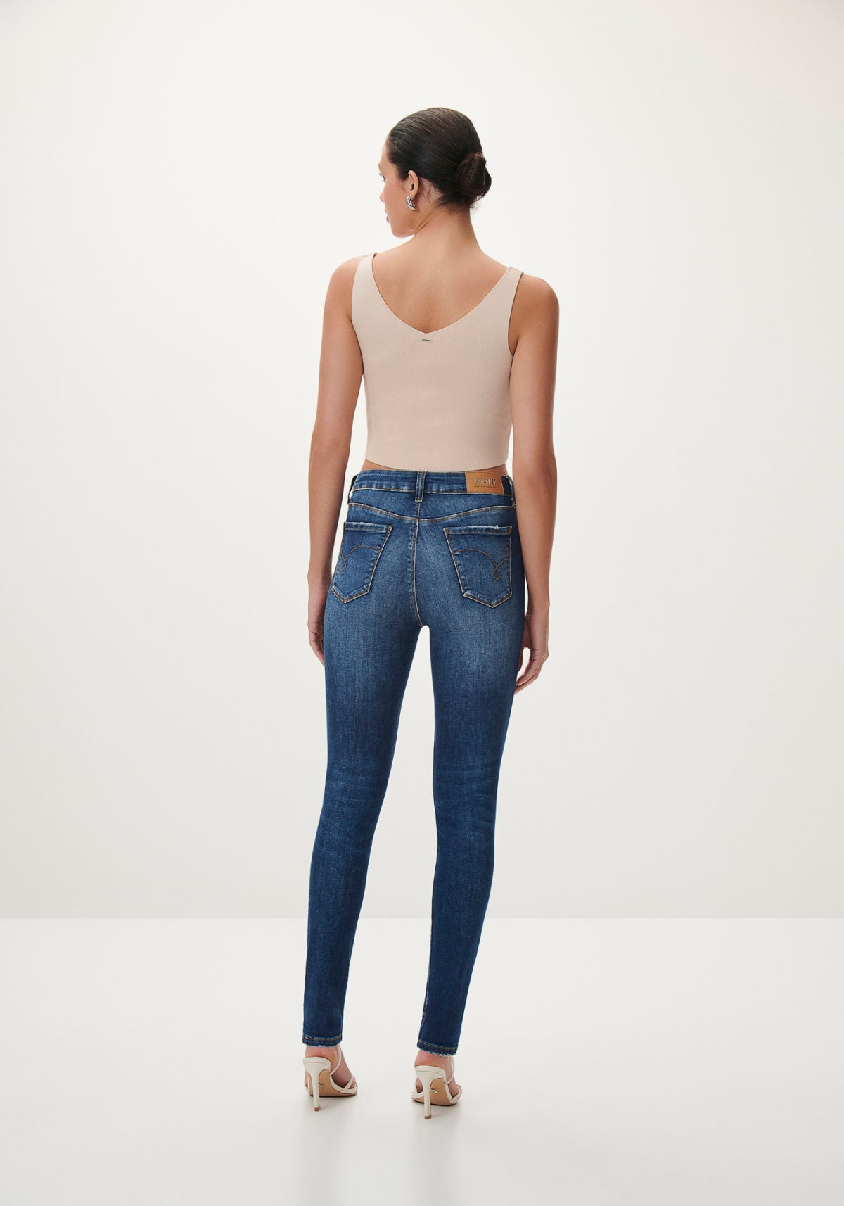 Calça Jeans Skinny Cintura Alta Lez A Lez Feminino 7931L