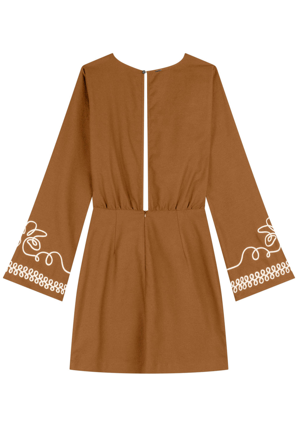 Vestido Curto De Mangas Longas Lez A Lez Feminino 7516E