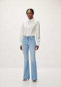 Calça Jeans Flare Estonada Lez A Lez Feminino 7894L