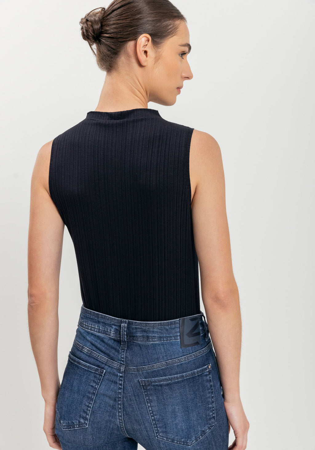 Blusa Básica Em Malha Canelada Lez A Lez Feminino 7124E