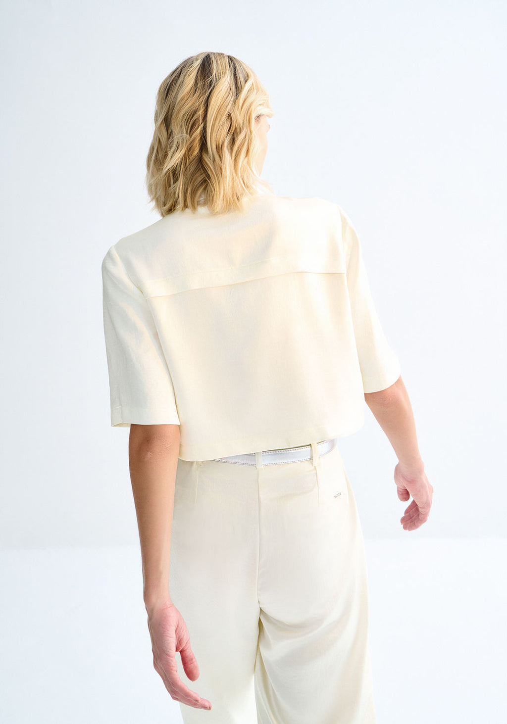 Camisa Cropped Manga Curta Lez A Lez Feminino 3319E