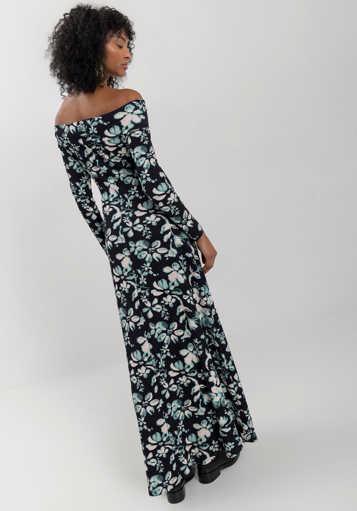 Vestido Longo Ombro A Ombro Lez A Lez Feminino 7304E