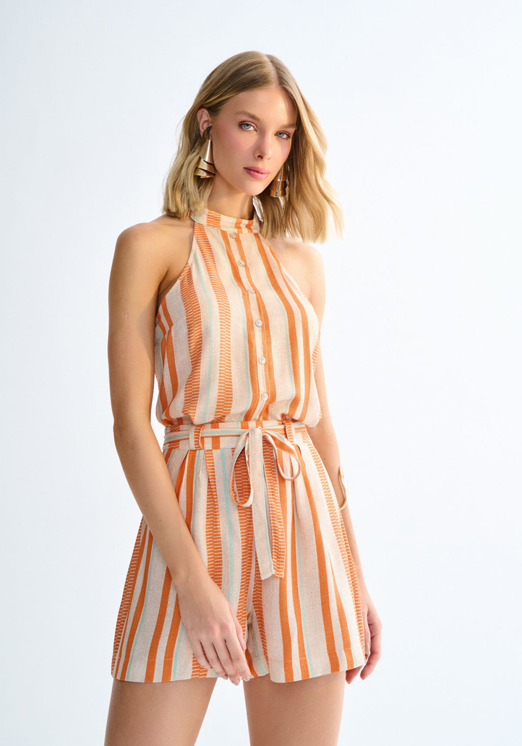 Shorts Cintura Alta em Viscose Lez A Lez Feminino 3182E