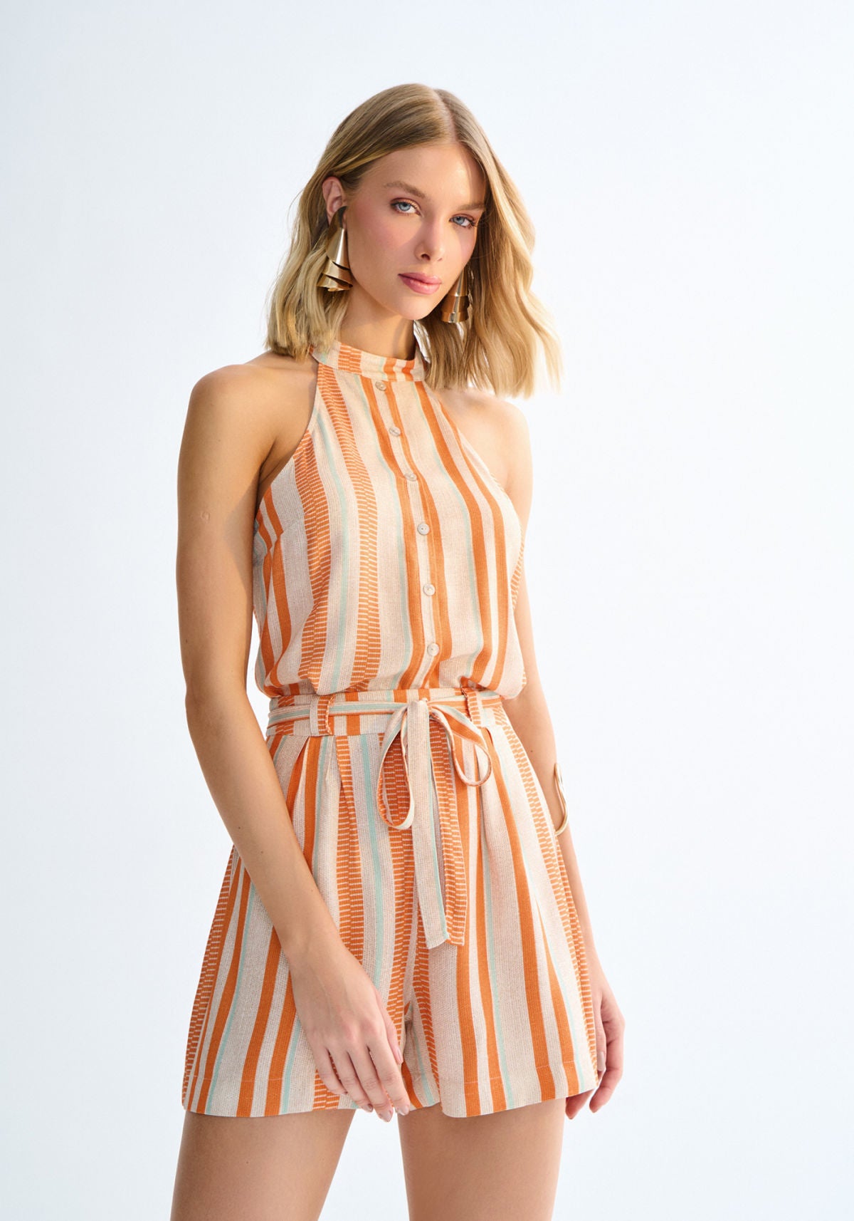 Shorts Cintura Alta em Viscose Lez A Lez Feminino 3182E