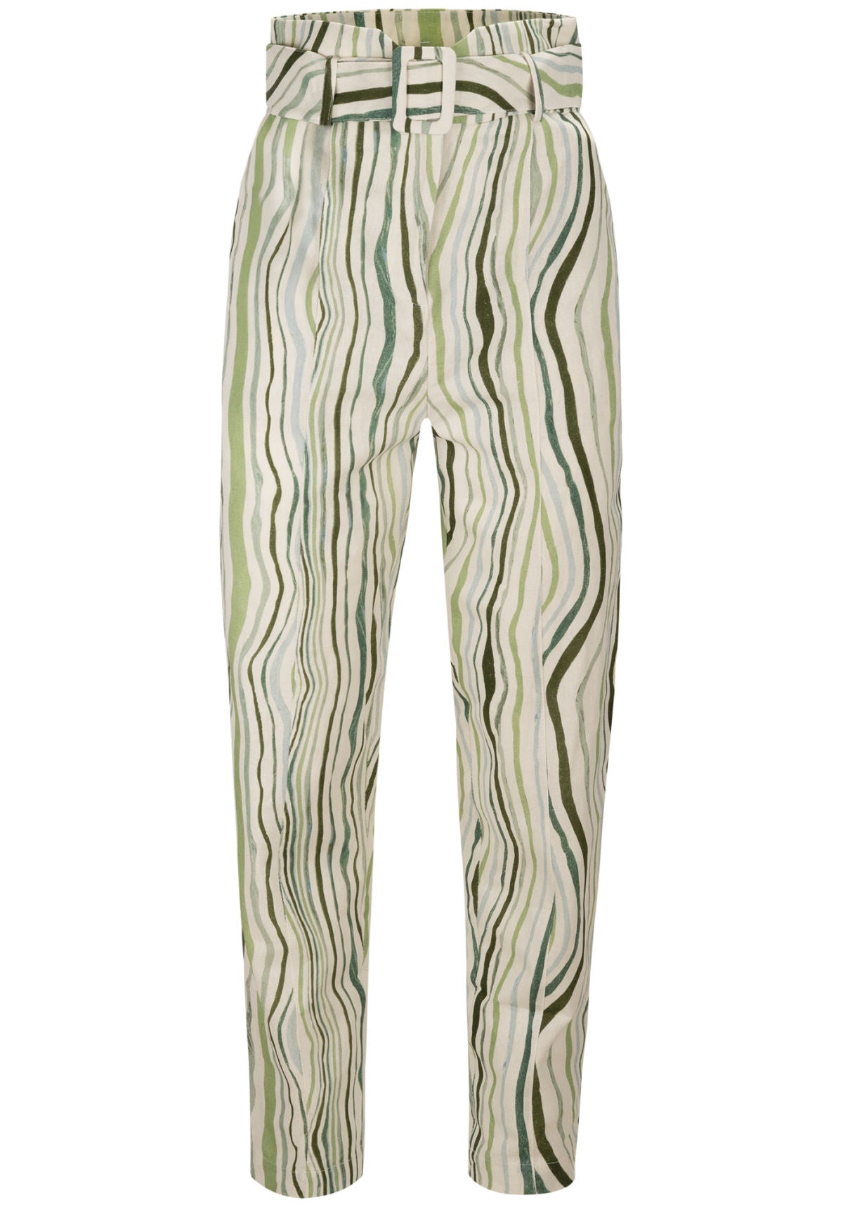 Calça Reta em Linho Estampada Lez A Lez Feminino 7795L