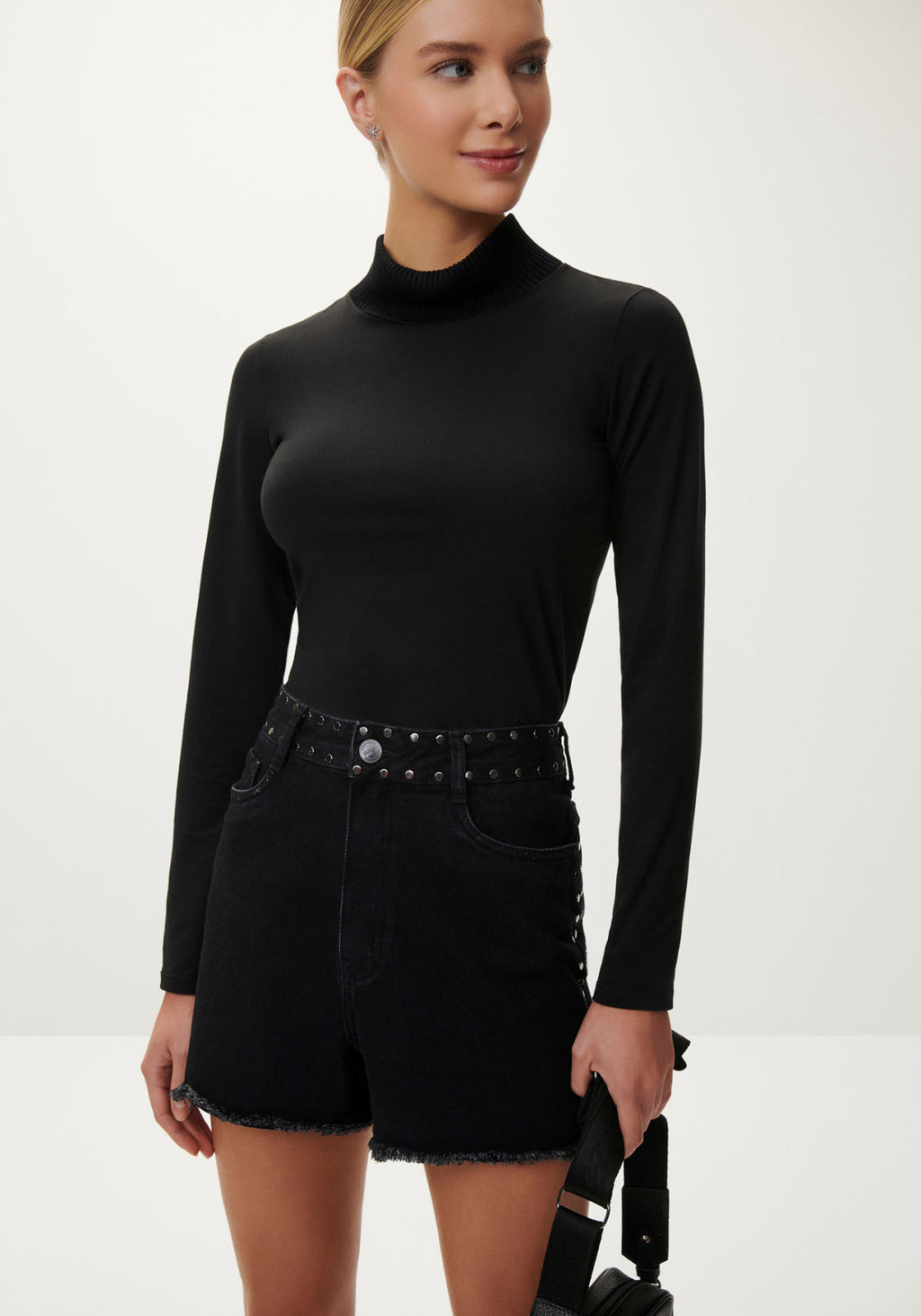 Blusa Manga Longa em Malha Lez A Lez Feminino 5528L