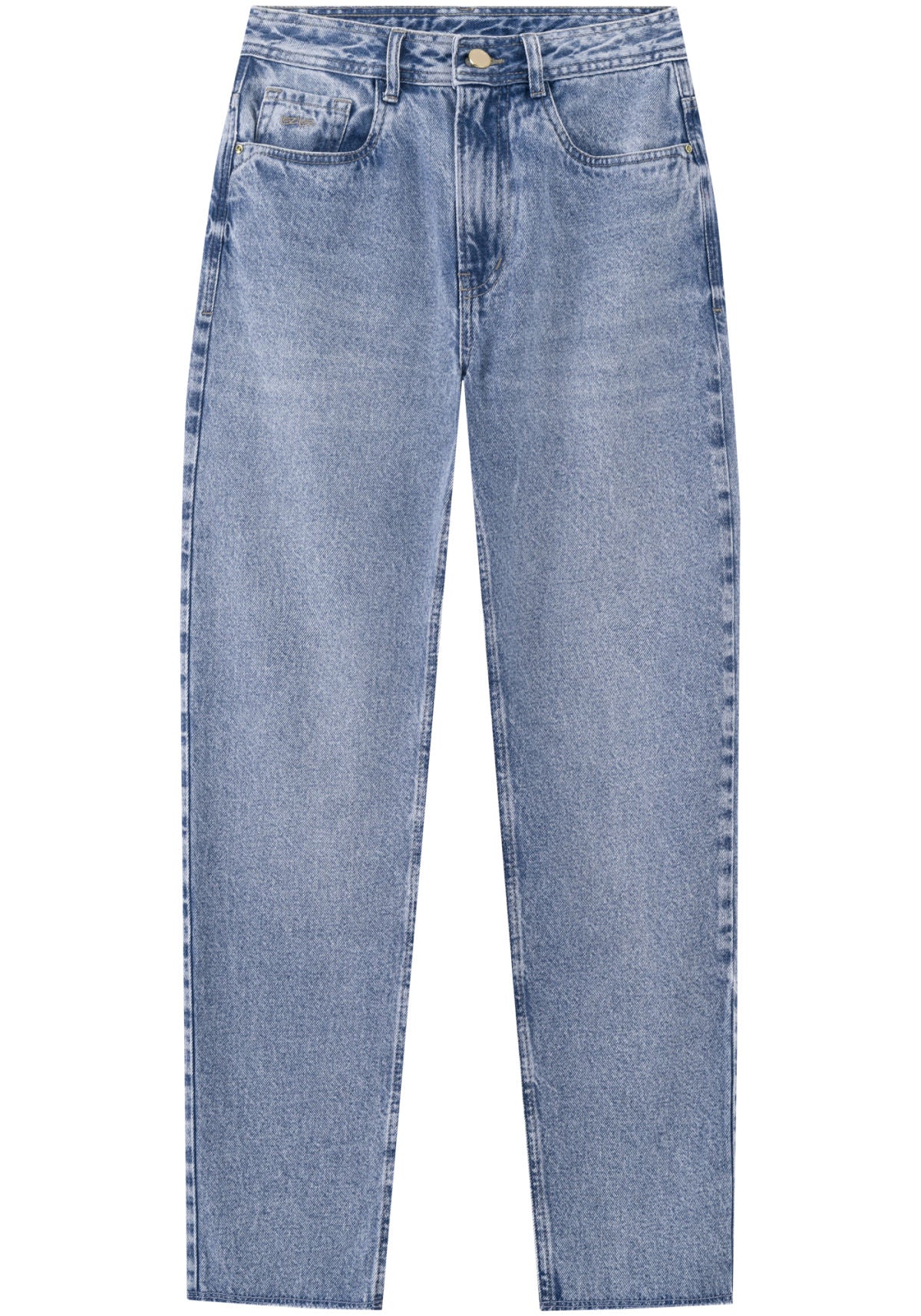 Calça Jeans Mom De Cintura Alta Lez A Lez Feminino 0955E