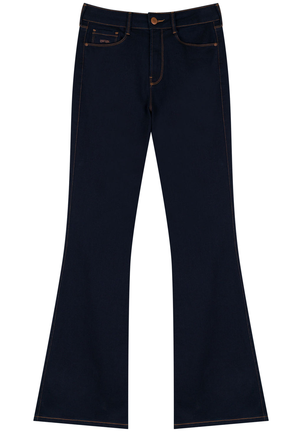 Calça Flare Jeans Com Cintura Alta Lez A Lez Feminino 9365L