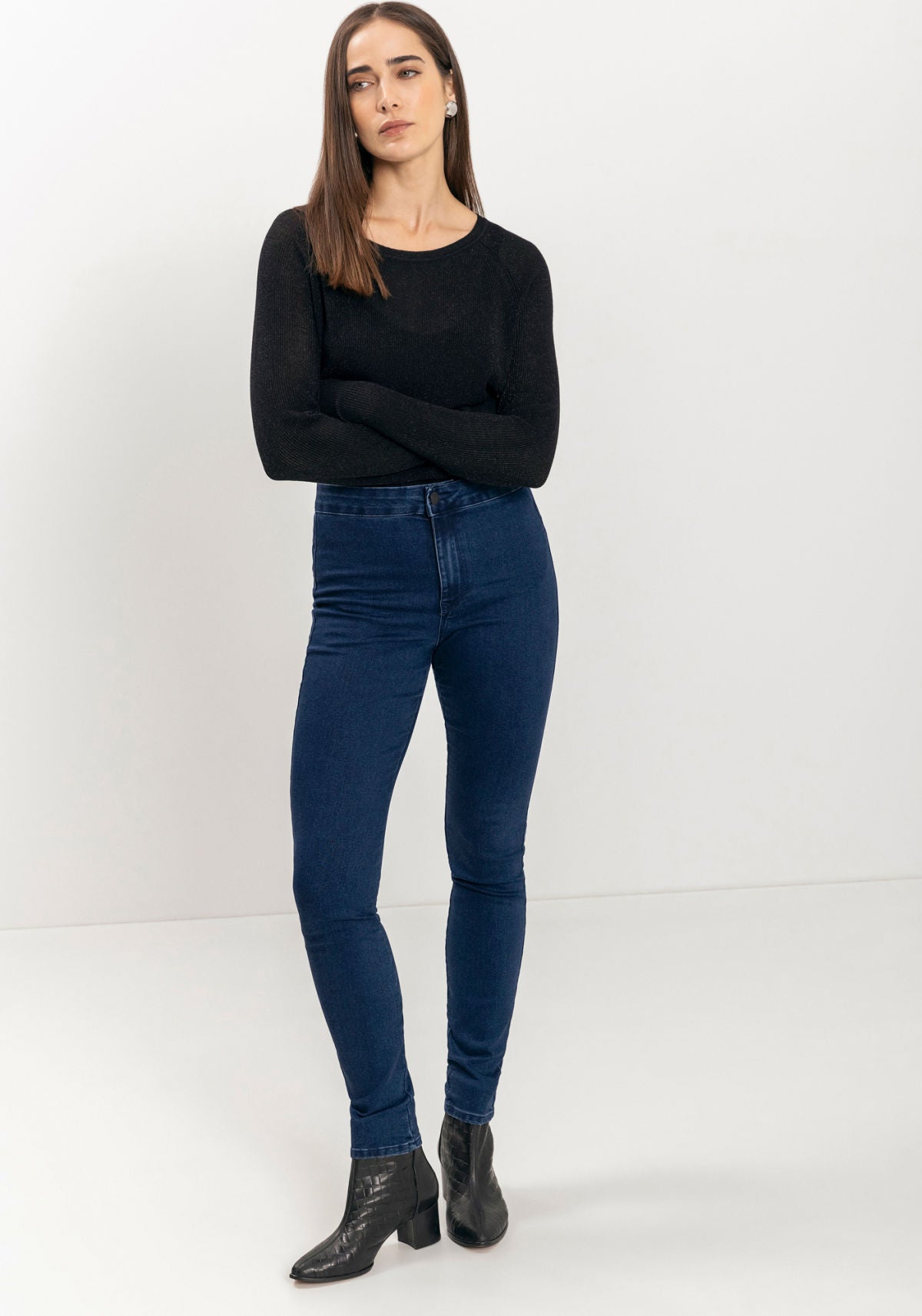 Calça Jeans Jegging Básica Lez A Lez Feminino 0759E