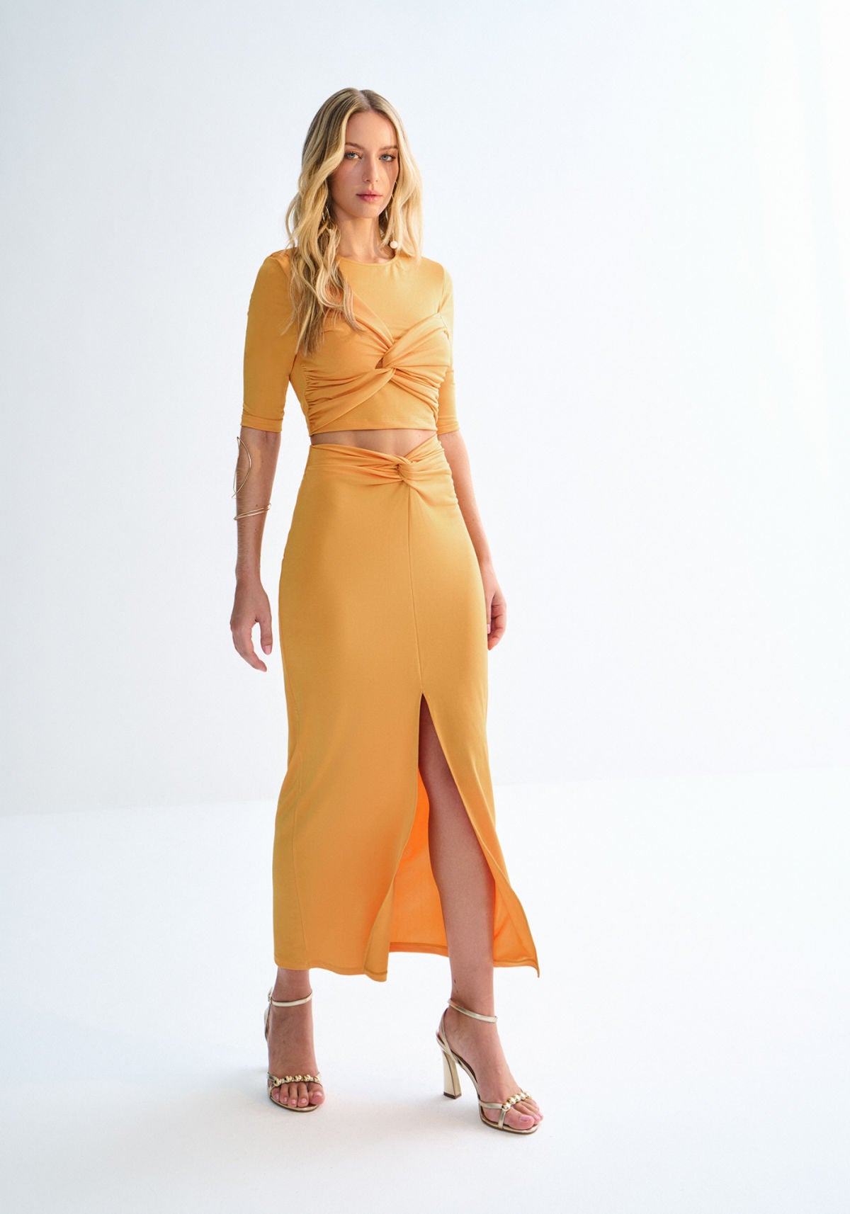 Blusa Cropped em Malha Fria Lez A Lez Feminino 3147E