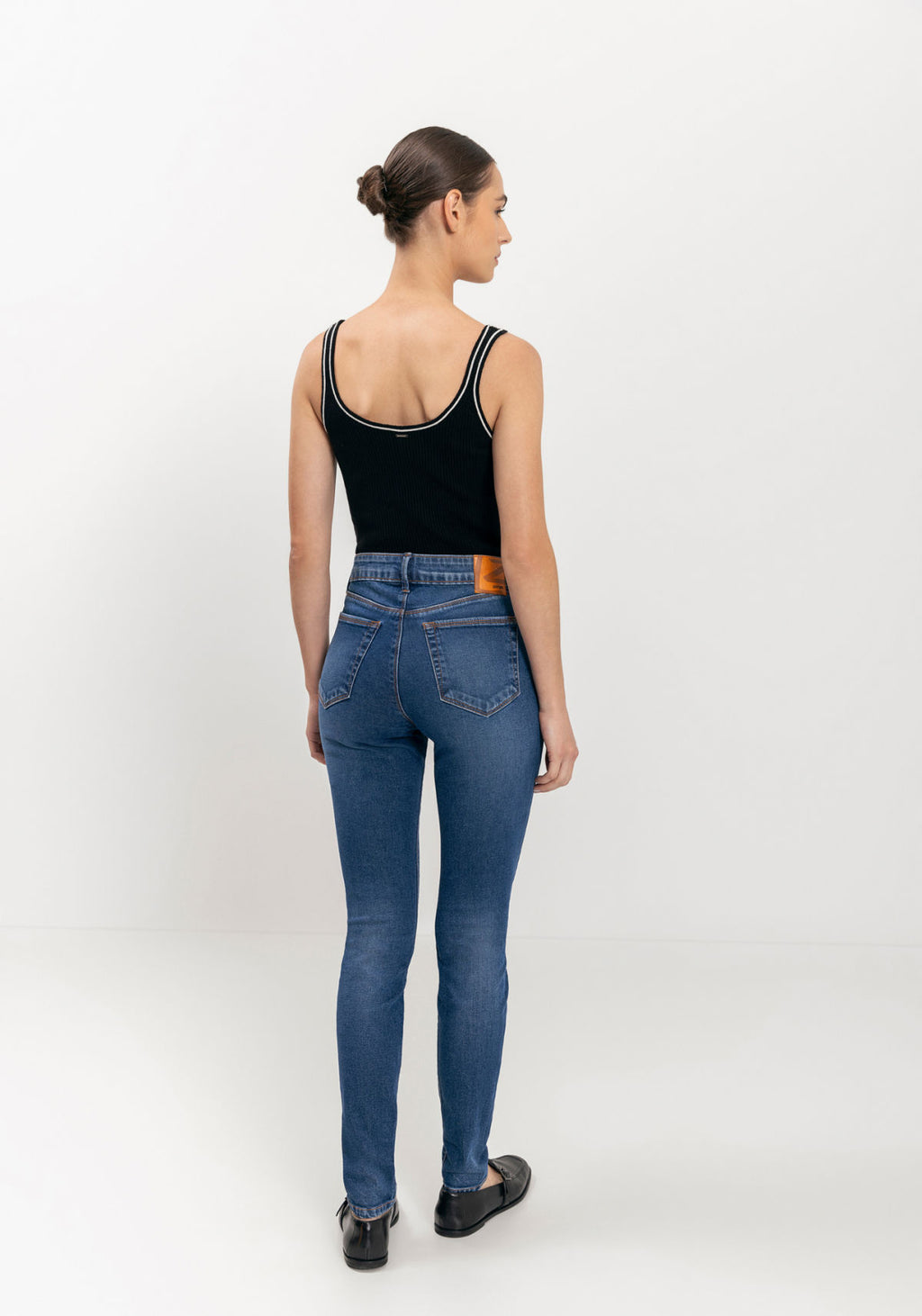 Calça Skinny Jeans Com Elastano Lez A Lez Feminino 1505E