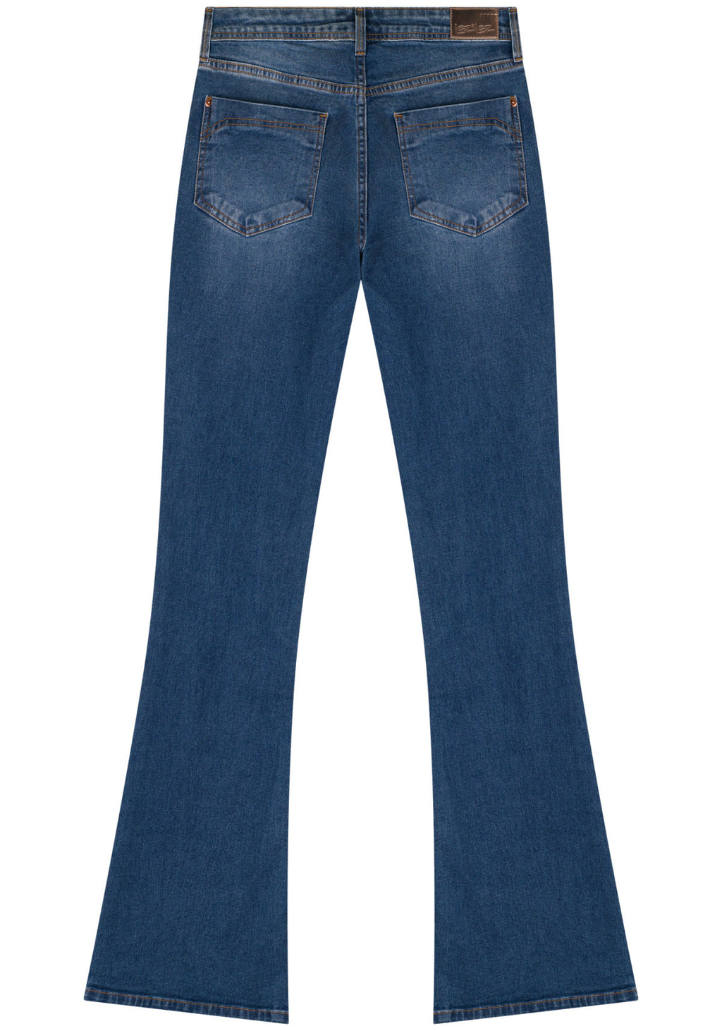 Calça Jeans Flare Com Elastano Lez A Lez Feminino 1518E
