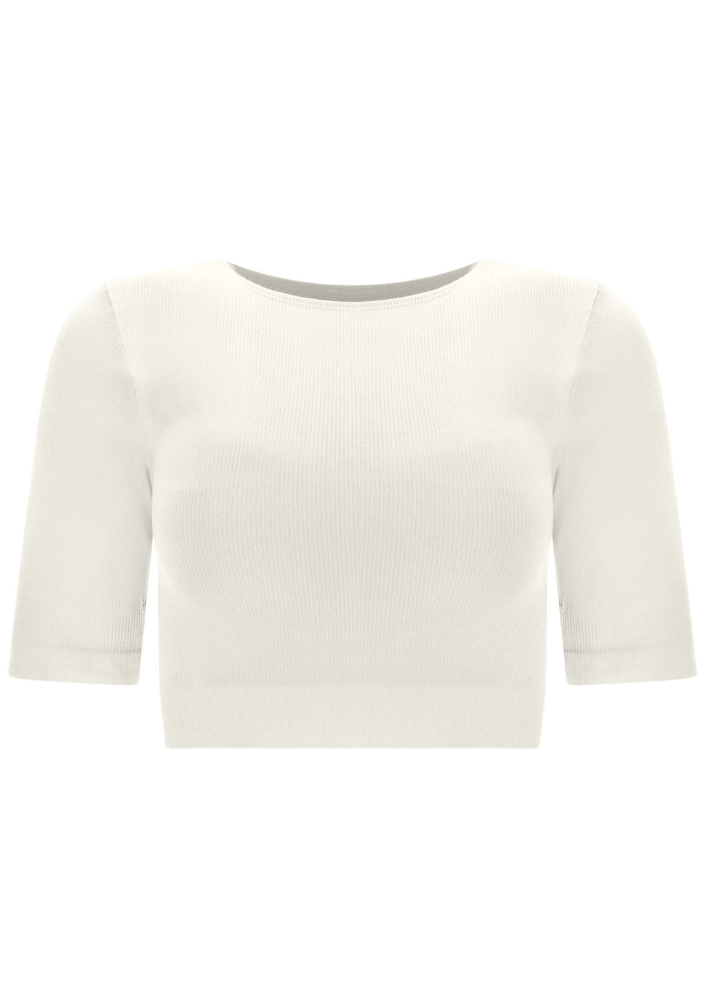 Blusa Manga Curta Seamless Cropped Lez A Lez Feminino 9355L