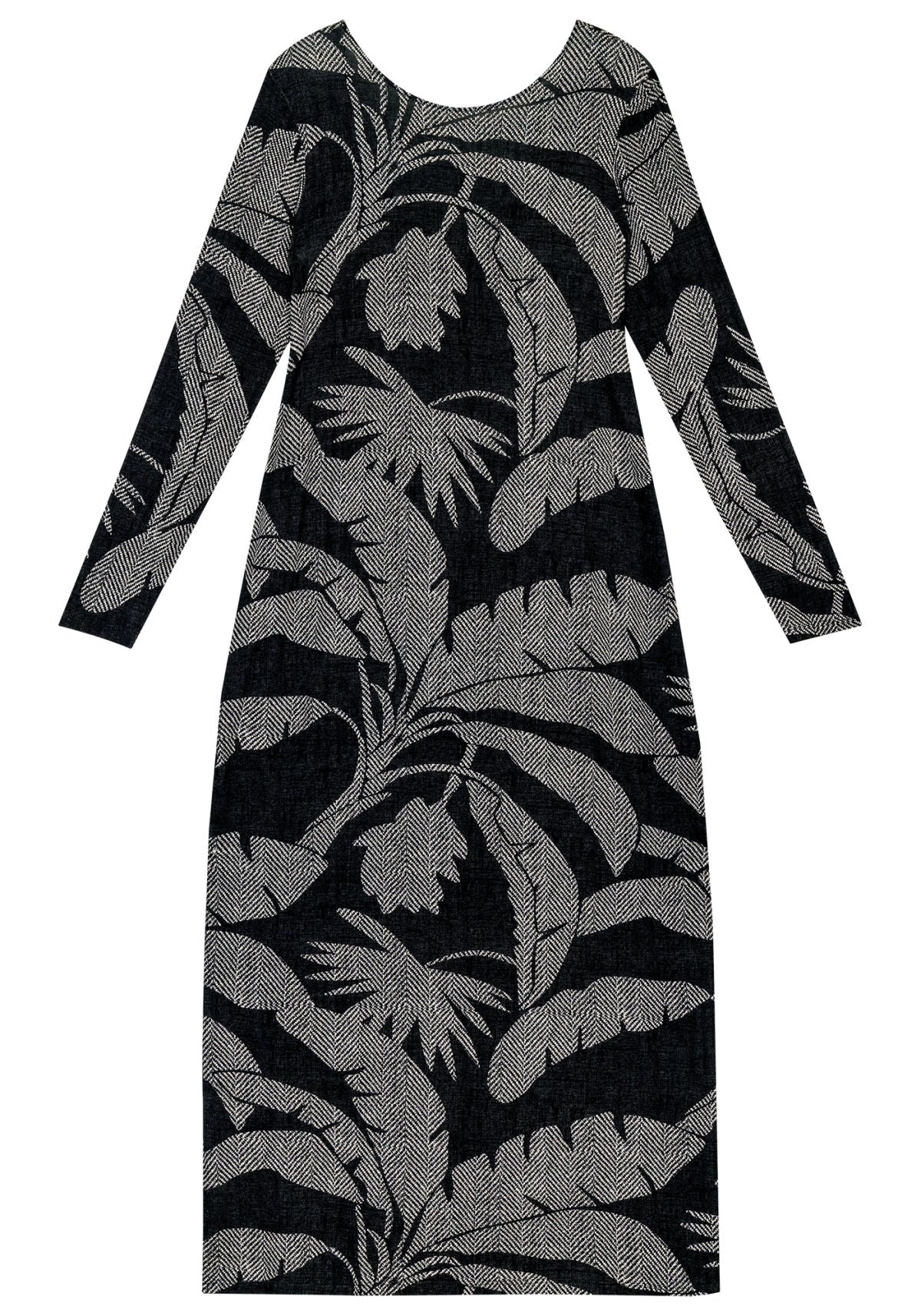 Vestido Manga Longa Estampado Lez A Lez Feminino 5669L