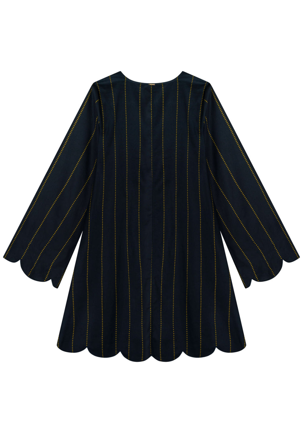 Vestido De Mangas longas Estampado Lez A Lez Feminino 7514E