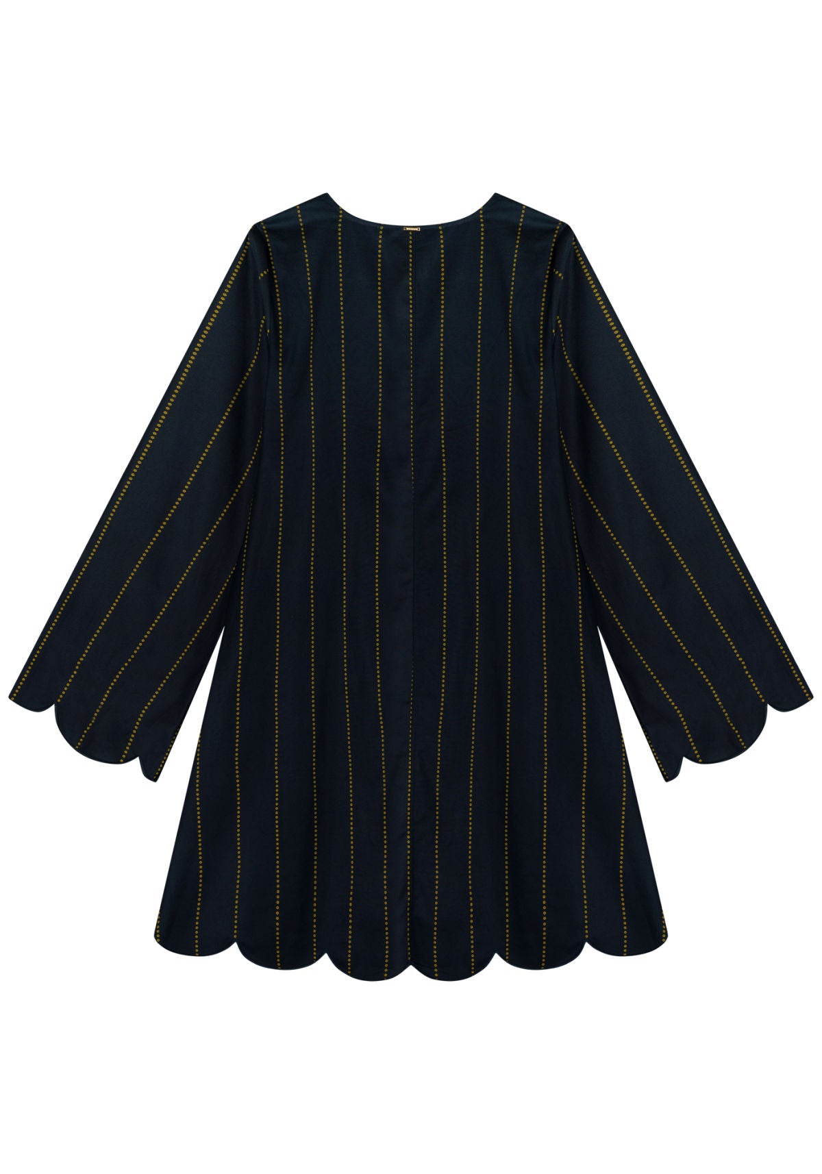 Vestido De Mangas longas Estampado Lez A Lez Feminino 7514E