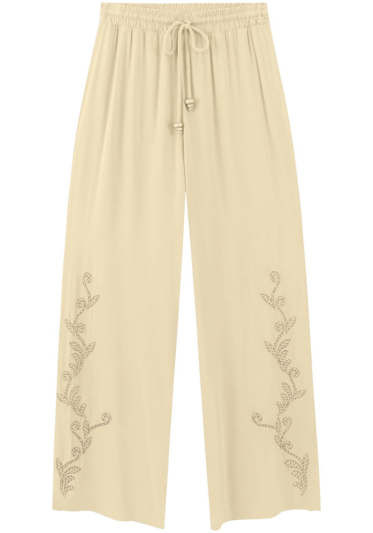 Calça Reta De Cintura Média Lez A Lez Feminino 7813E