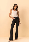 Calça Jeans Boot Cut Cintura Alta Lez A Lez Feminino 1592E