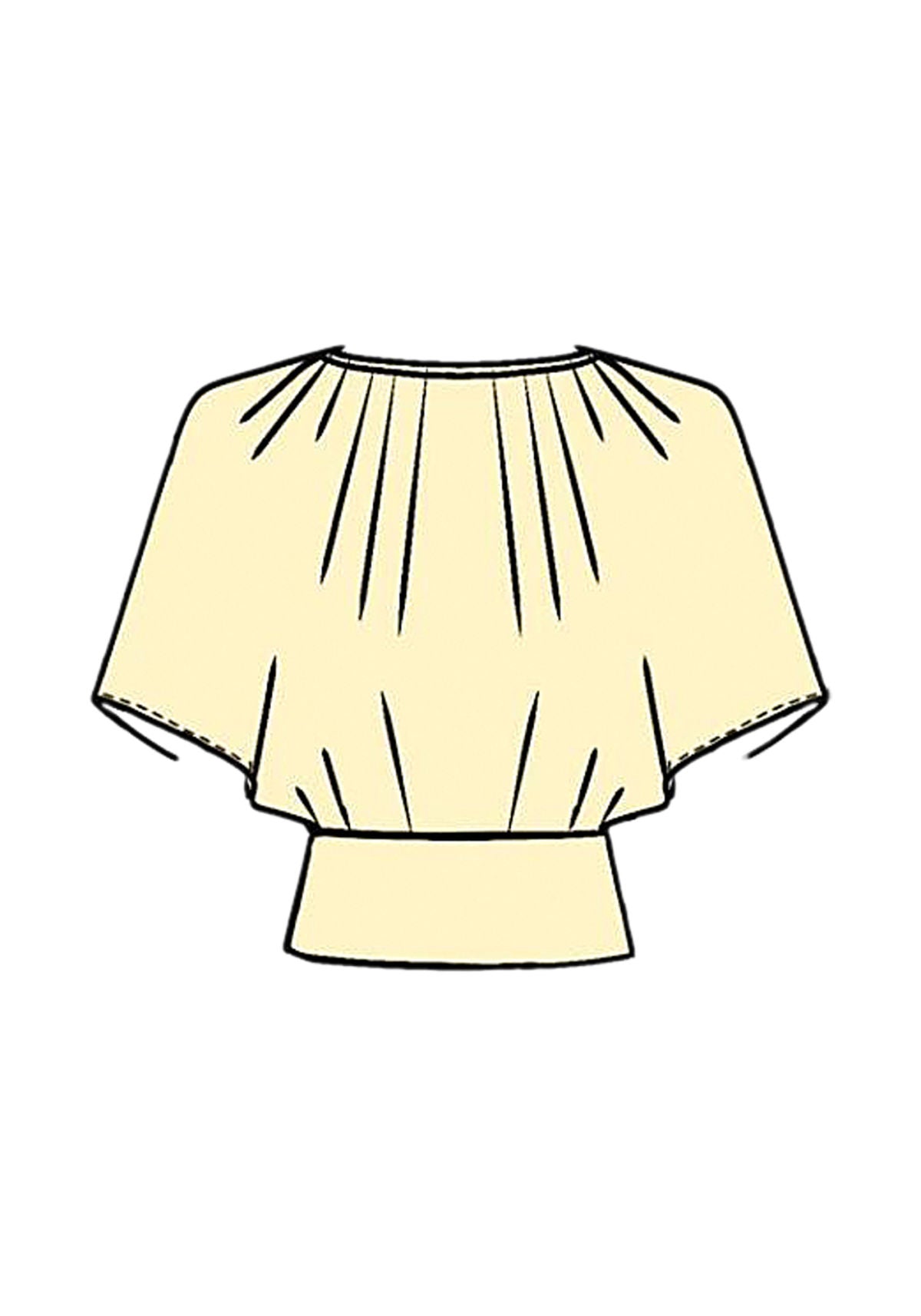 Blusa De Mangas Curtas Com Lurex Lez A Lez Feminino 9498E