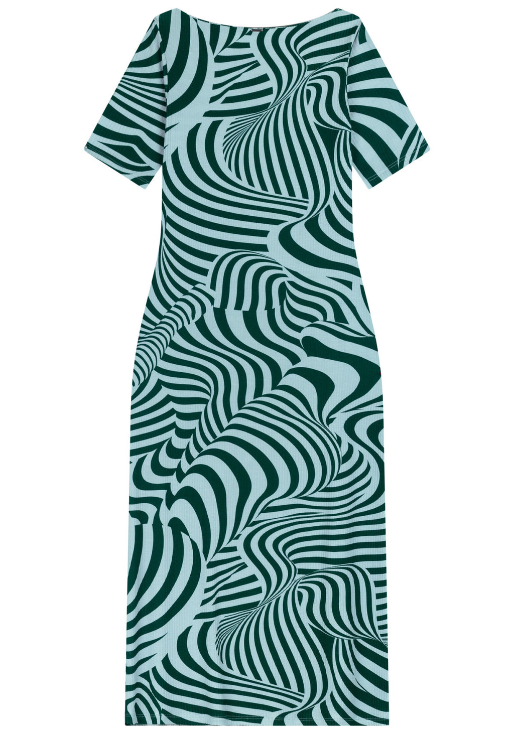 Vestido Midi Chá Estampado Lez A Lez Feminino 7552E