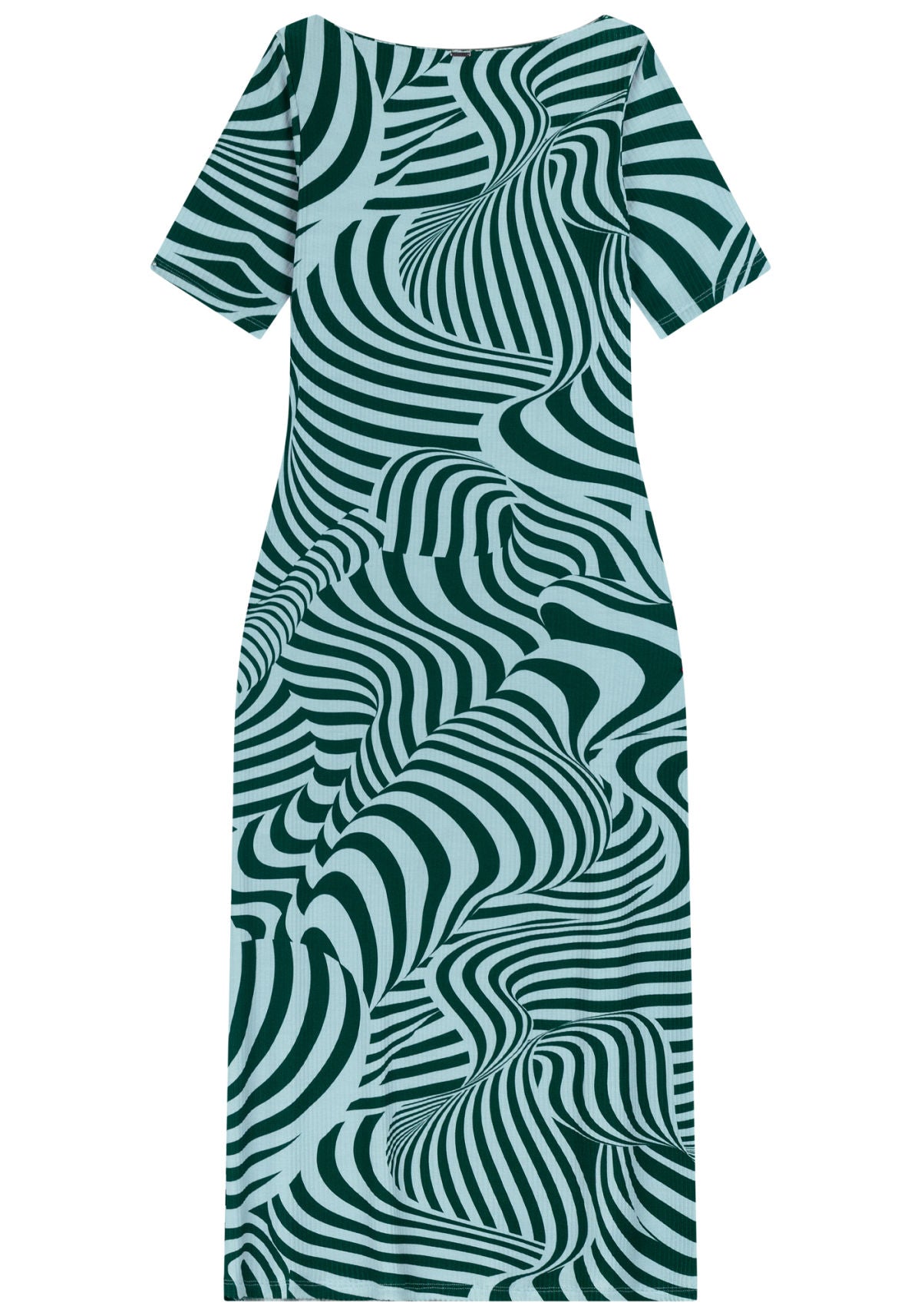 Vestido Midi Chá Estampado Lez A Lez Feminino 7552E
