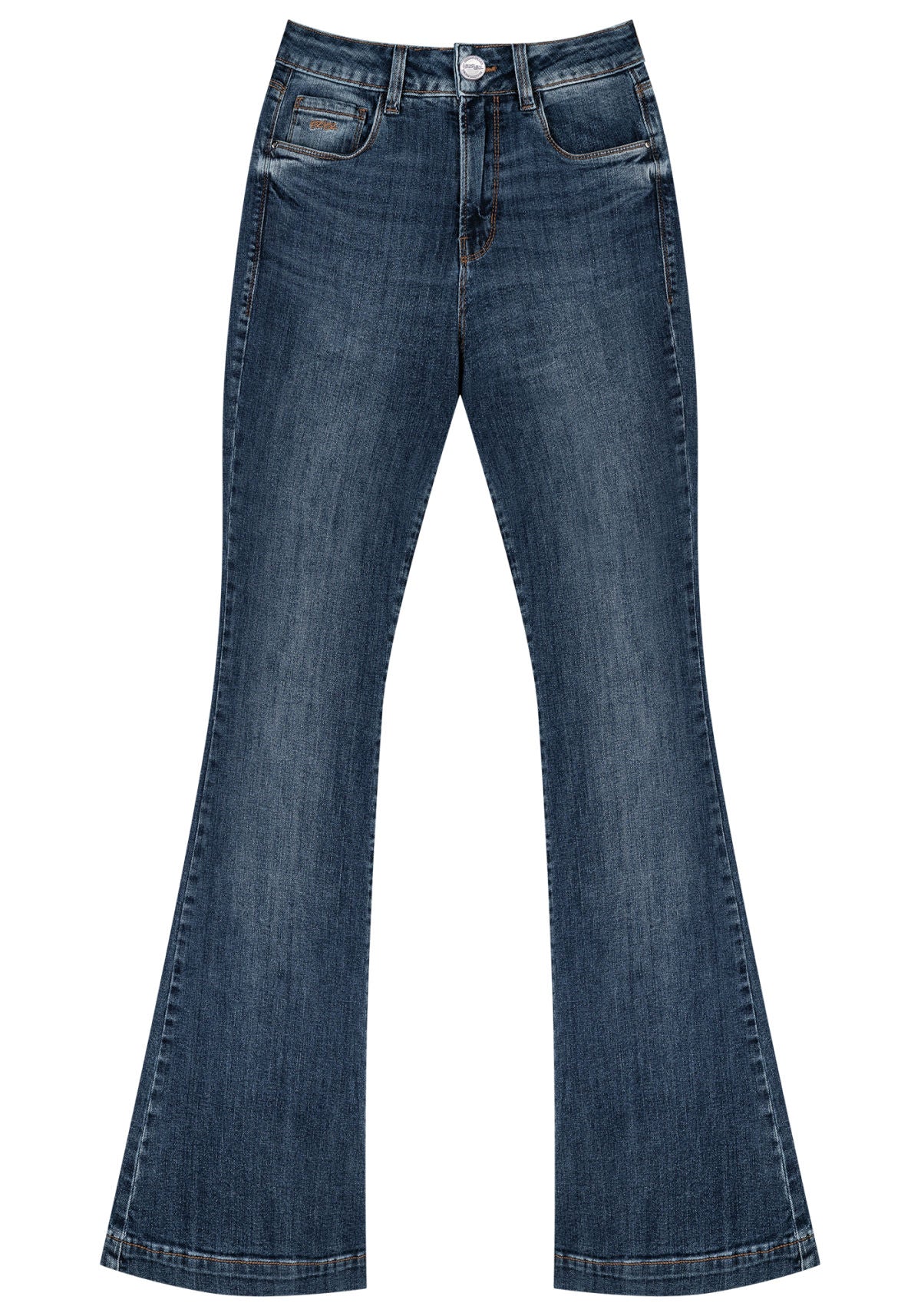 Calça Jeans Flare Boot Cut Lez A Lez Feminino 2184L