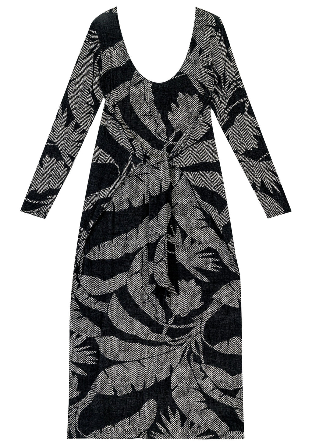 Vestido Manga Longa Estampado Lez A Lez Feminino 5669L
