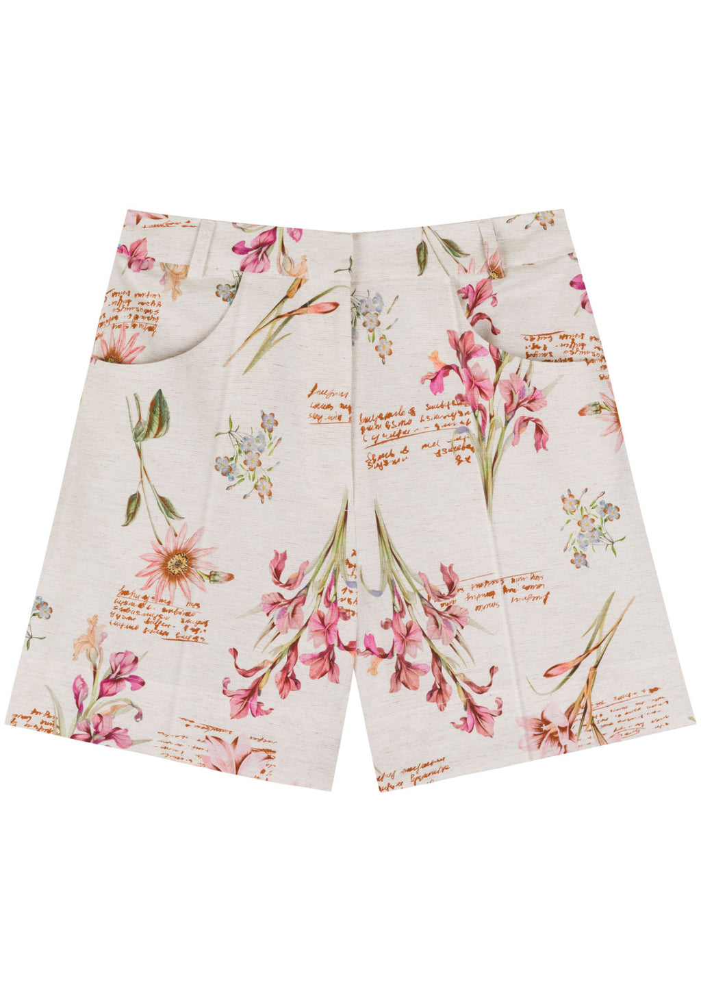 Shorts Estampado De Cintura Alta Lez A Lez Feminino 5198E
