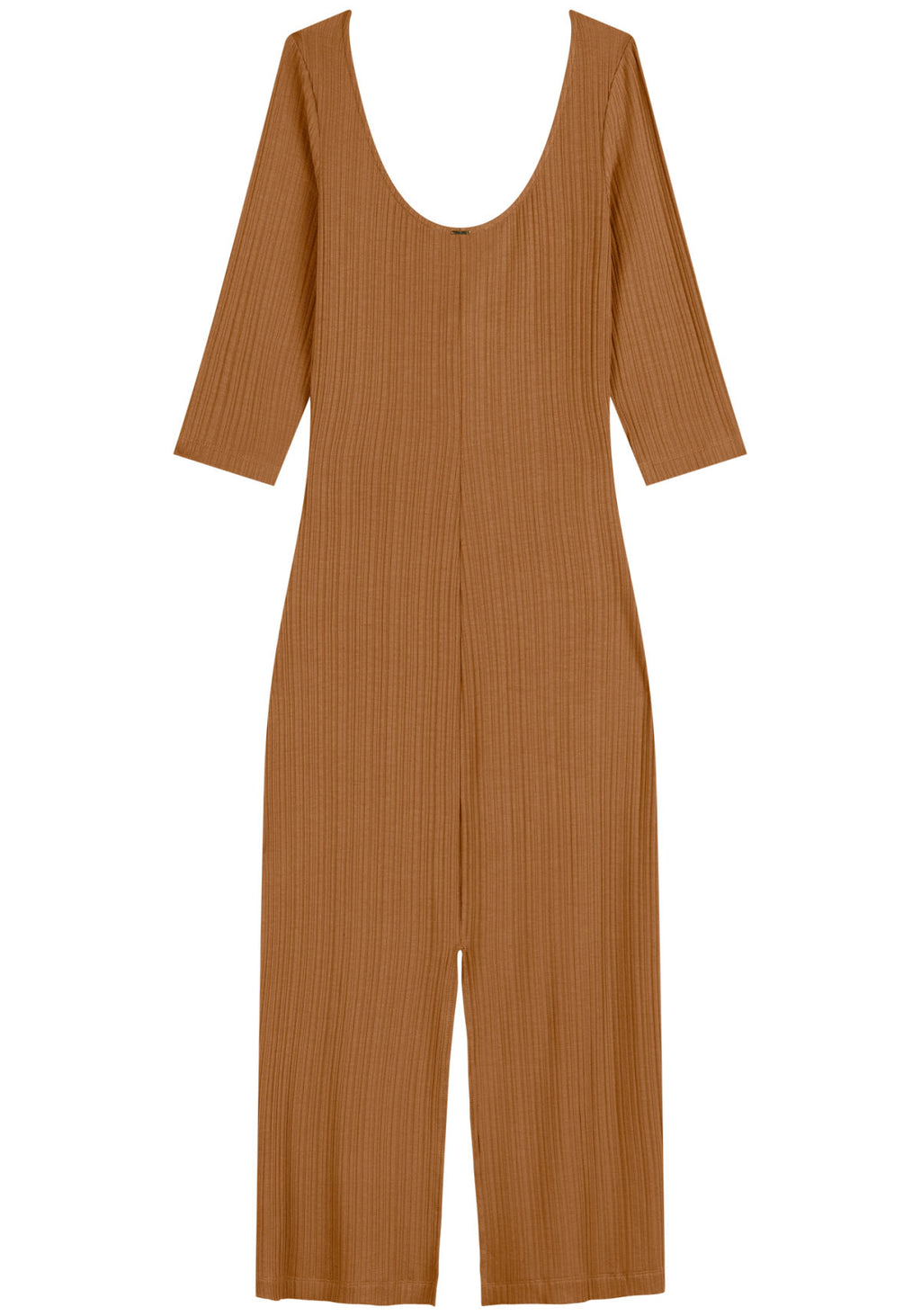 Vestido Midi Em Malha Canelada Lez A Lez Feminino 7267E