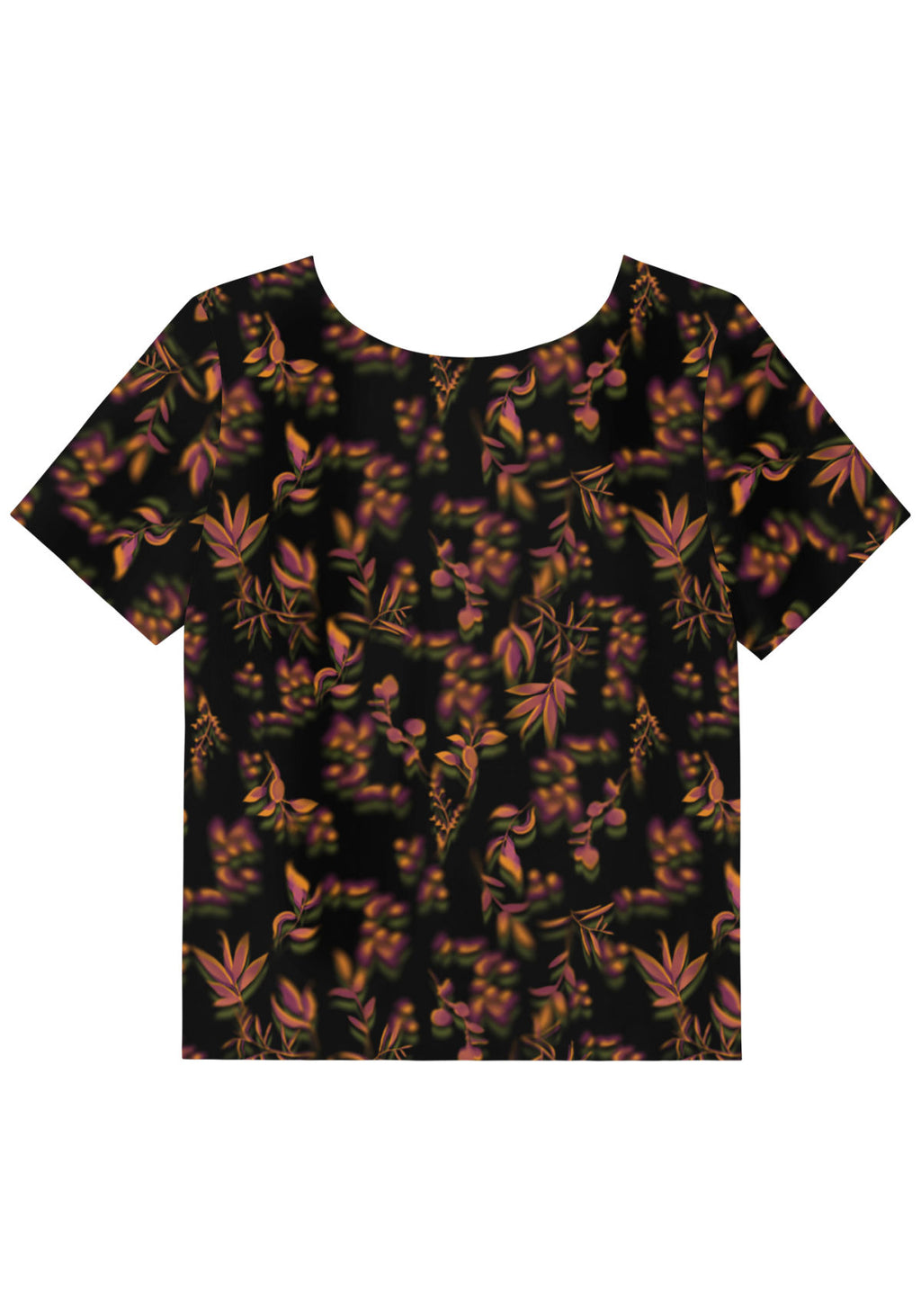 Blusa Estampada Com Mangas Curtas Lez A Lez Feminino 3530E