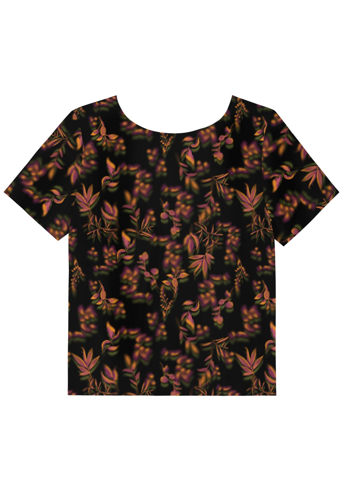 Blusa Estampada Com Mangas Curtas Lez A Lez Feminino 3530E