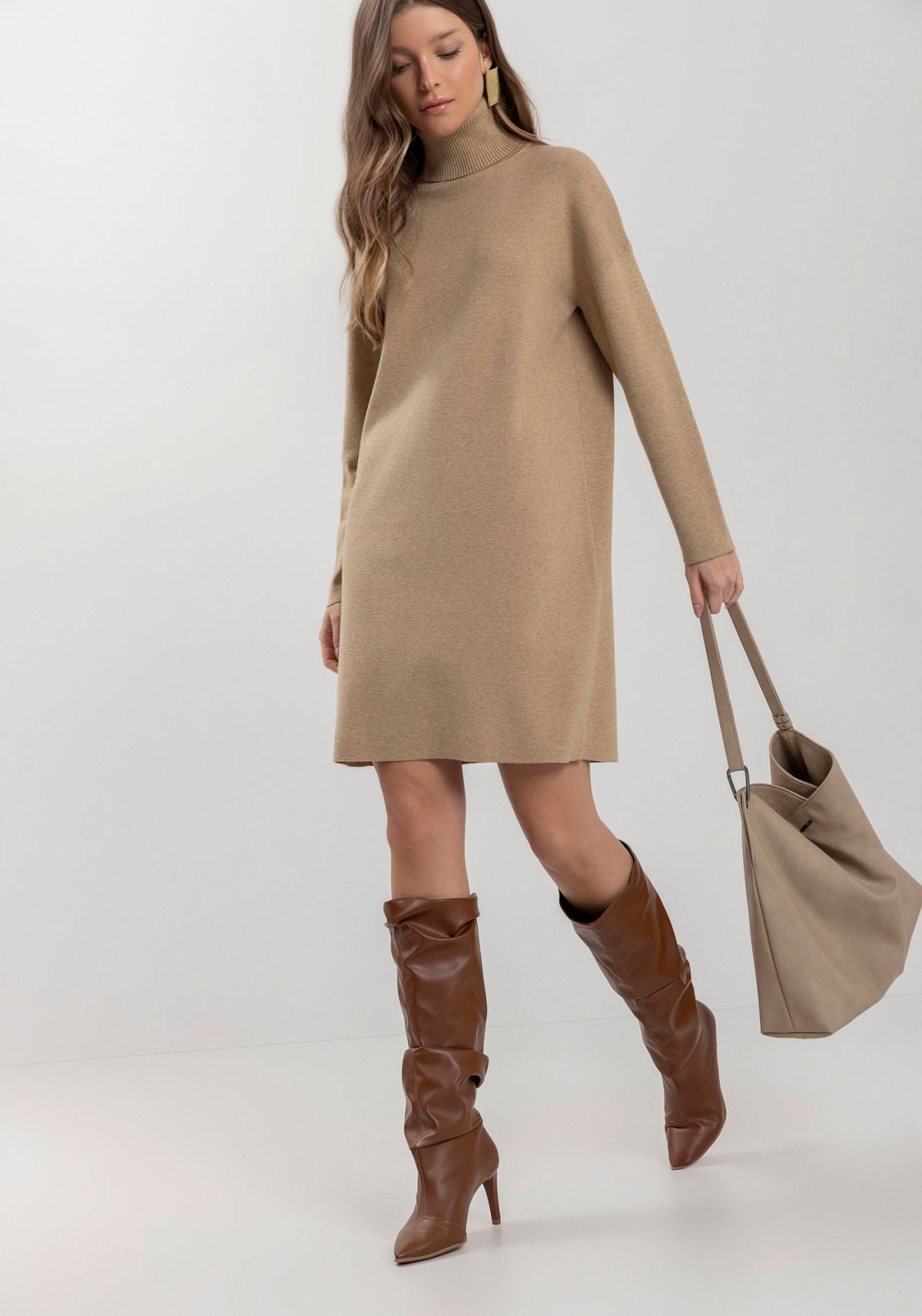 Vestido Curto De Mangas Longas Lez A Lez Feminino 7045E