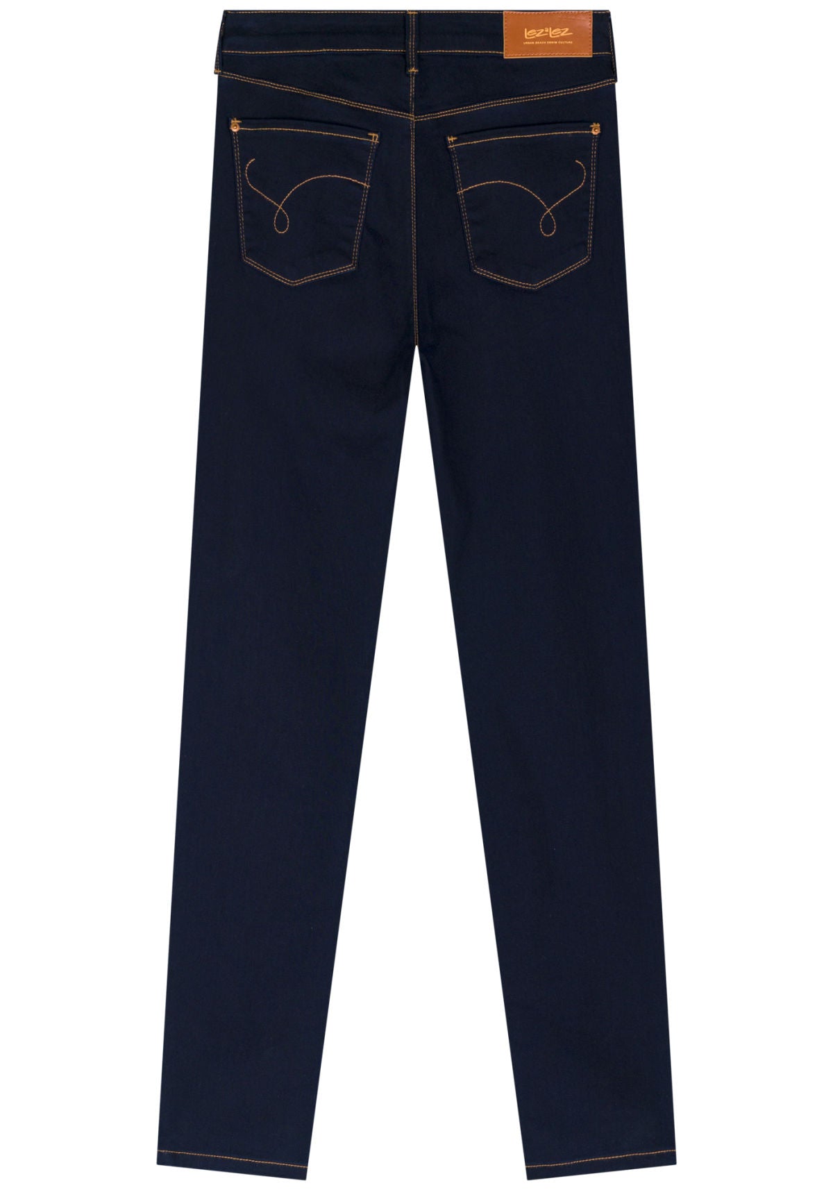 Calça Jeans Skinny De Cintura Alta Lez A Lez Feminino 9498L