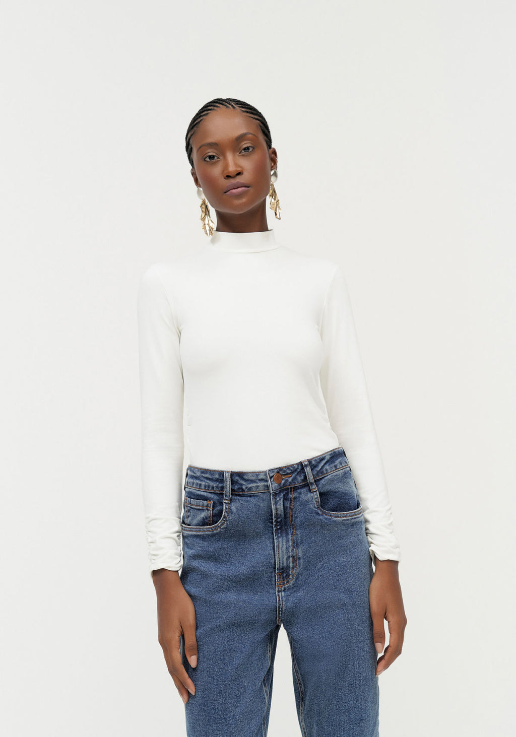 Calça Jeans Mom Comfort Super Alta Lez A Lez Feminino 2167L