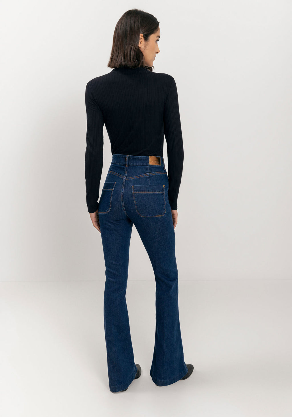 Calça Jeans Boot Cut Contour Lez A Lez Feminino 1522E