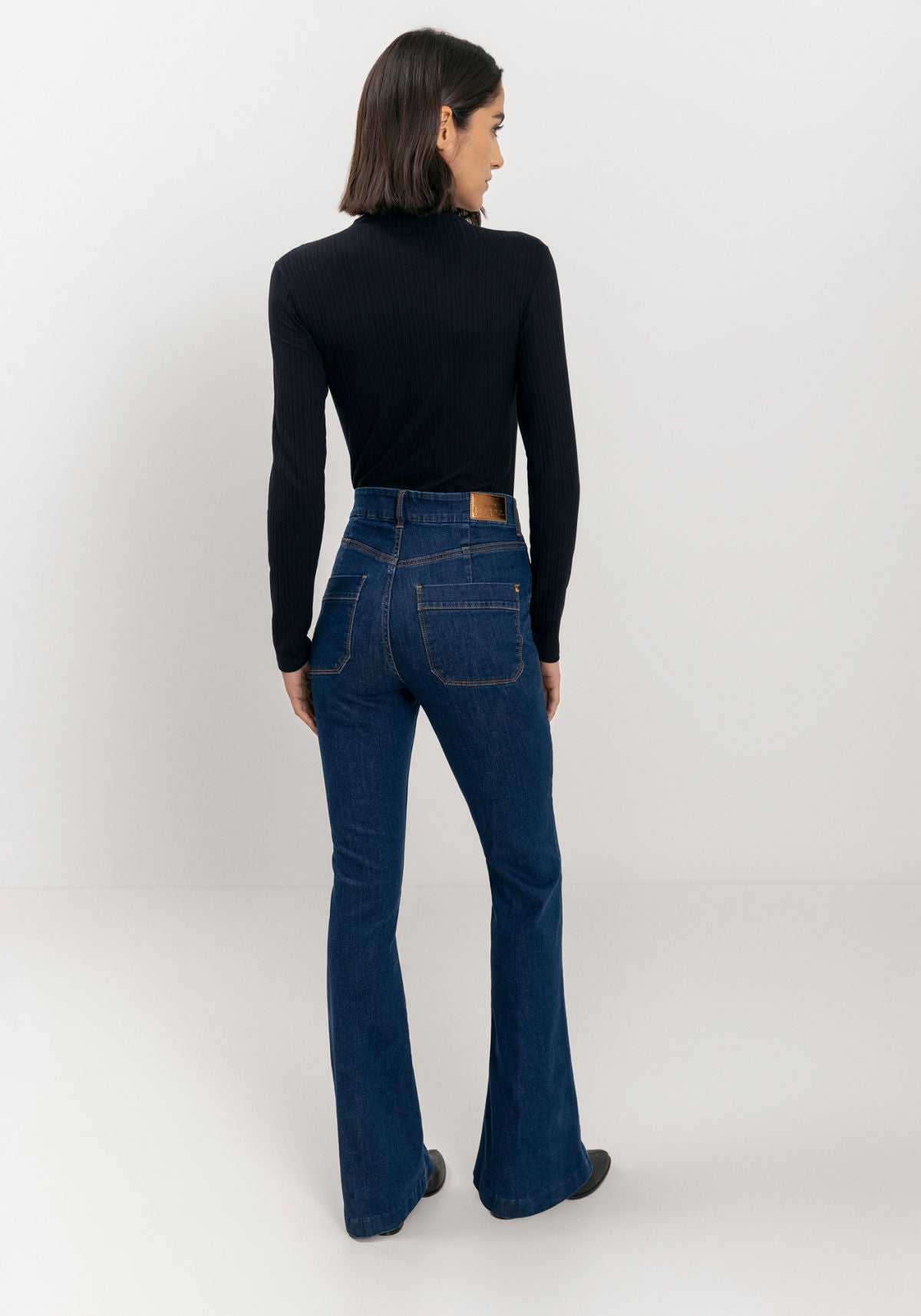 Calça Jeans Boot Cut Contour Lez A Lez Feminino 1522E