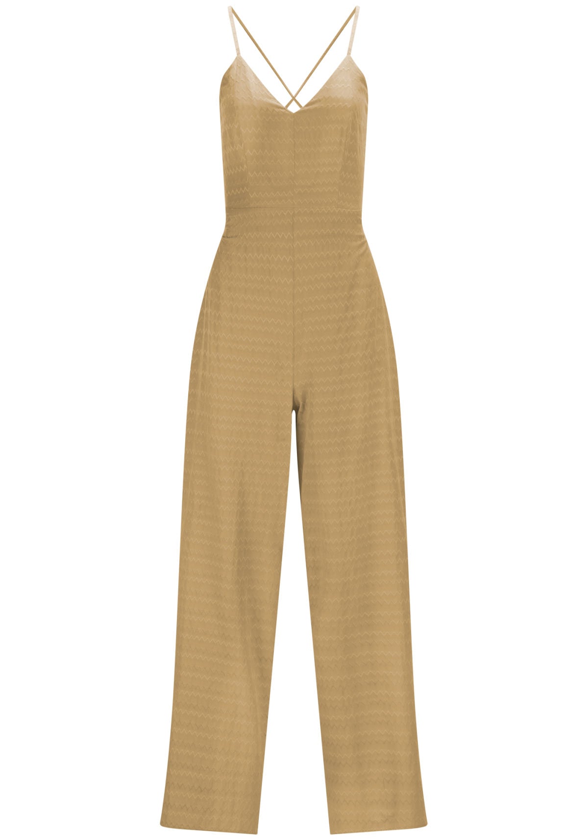 Macacão Longo Textura Chevron Lez A Lez Feminino 3225E