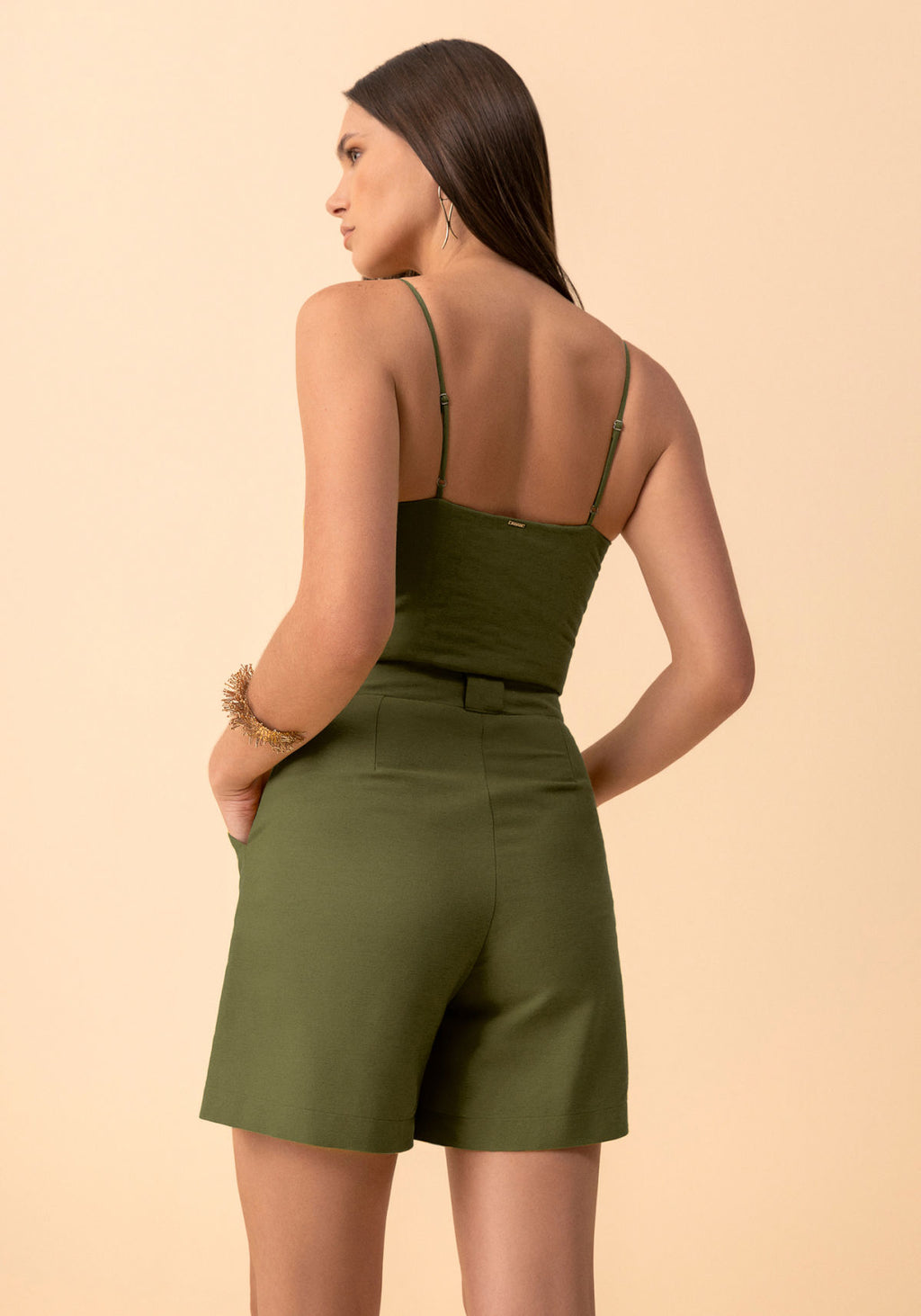 Blusa Curta De Alças Finas Lez A Lez Feminino 5080E