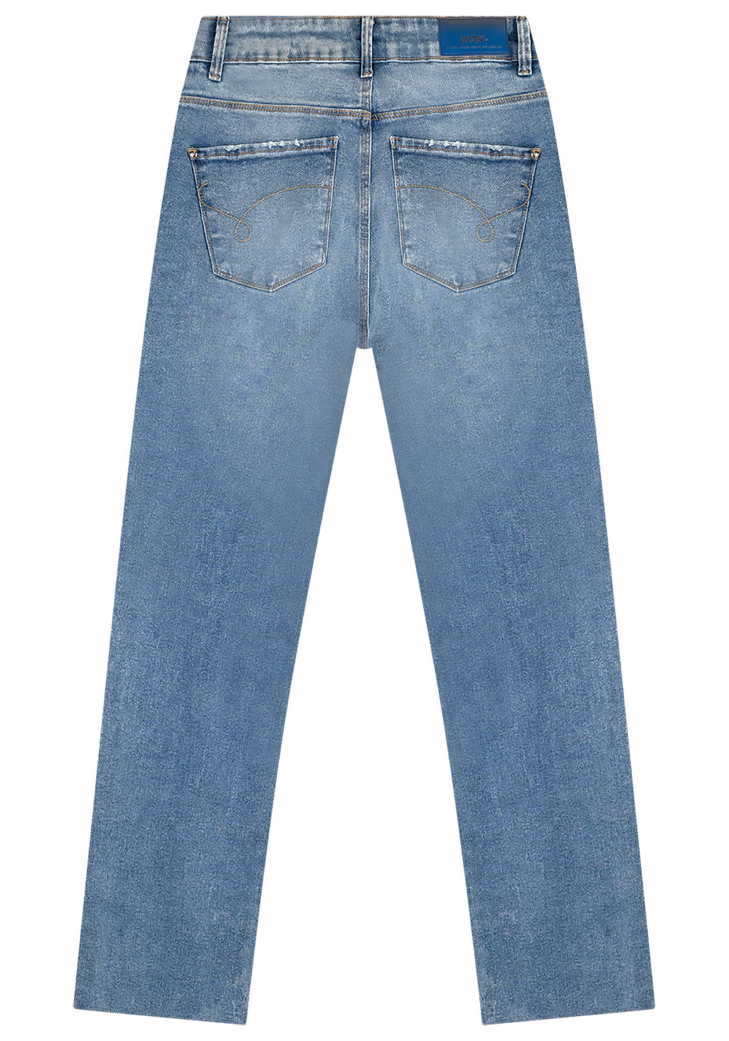 Calça Jeans Reta Cropped Lez A Lez Feminino 7995L