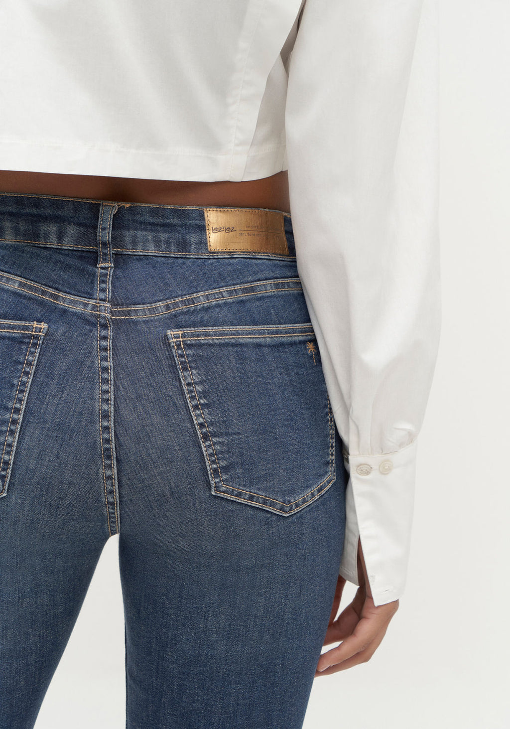 Calça Jeans Skinny com Cintura Alta Lez A Lez Feminino 2182L