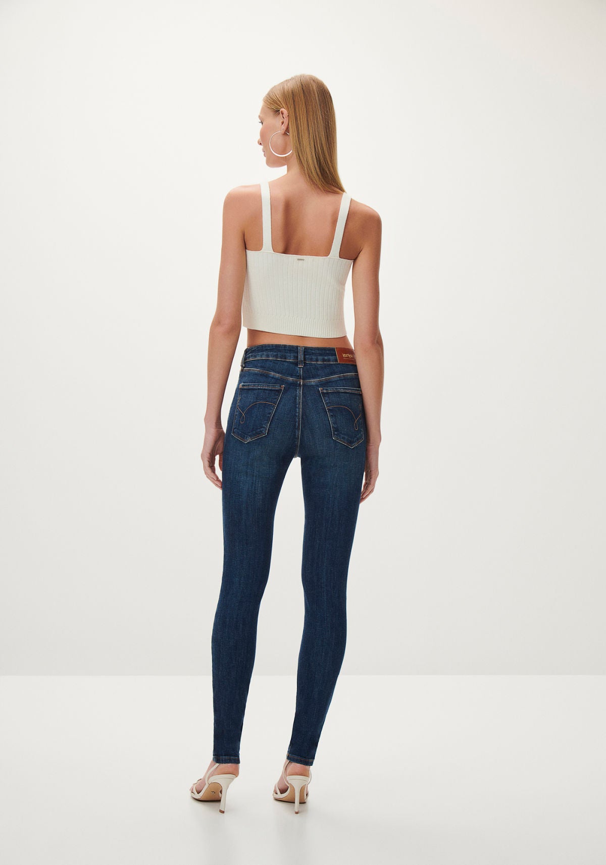 Calça Jeans Skinny Escura Lez A Lez Feminino 7923L