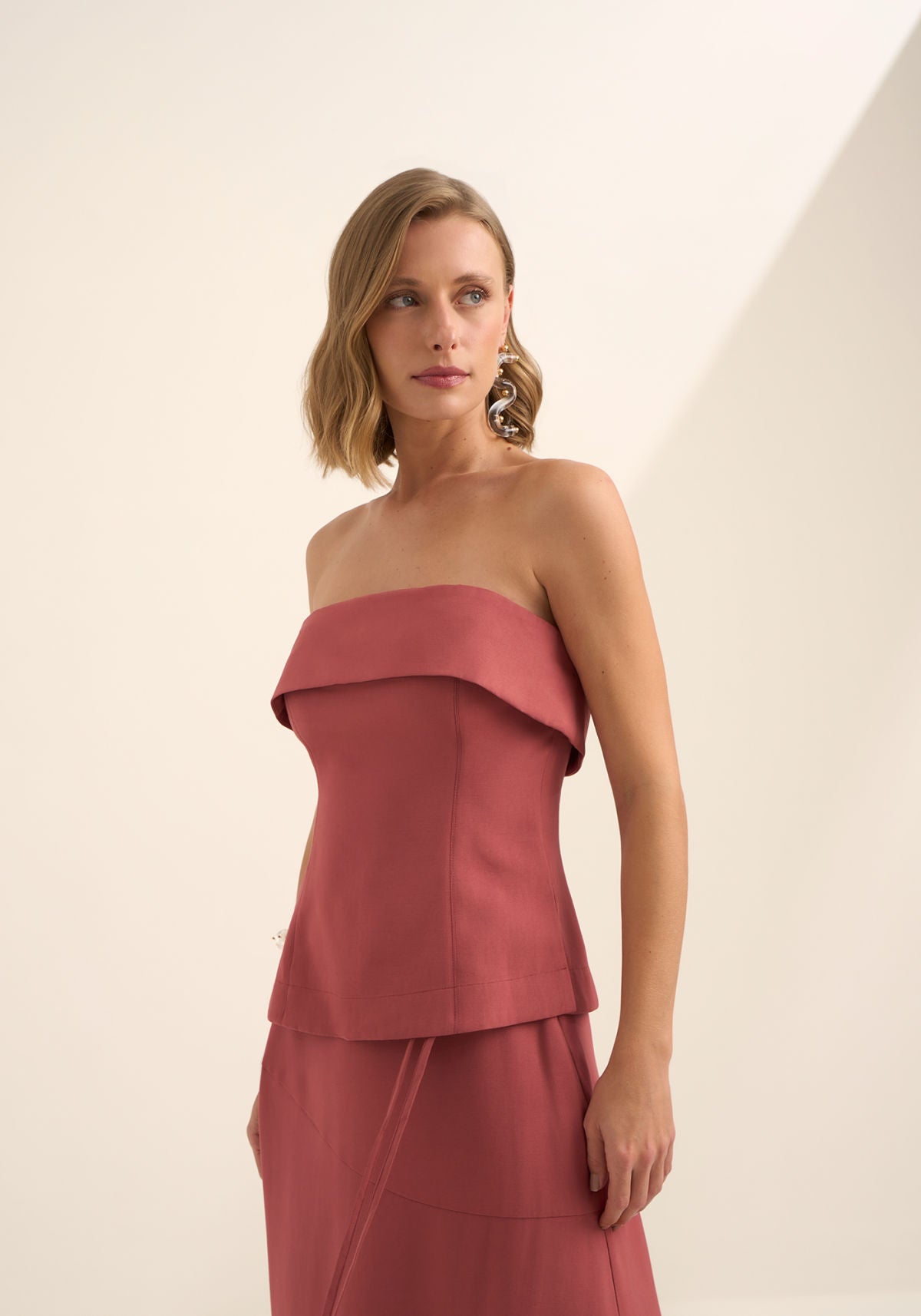 Blusa Sem Mangas Com Camada Lez A Lez Feminino 9421E